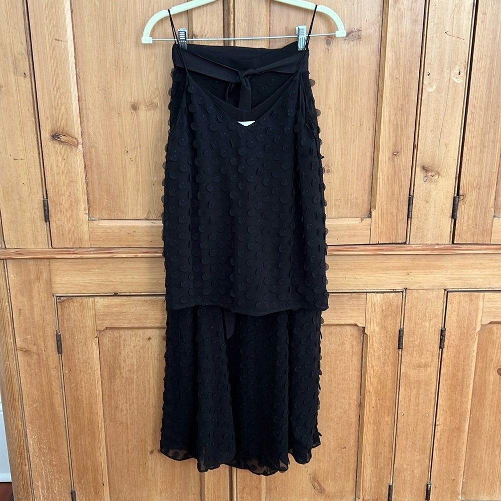 Zimmermann black skirt set